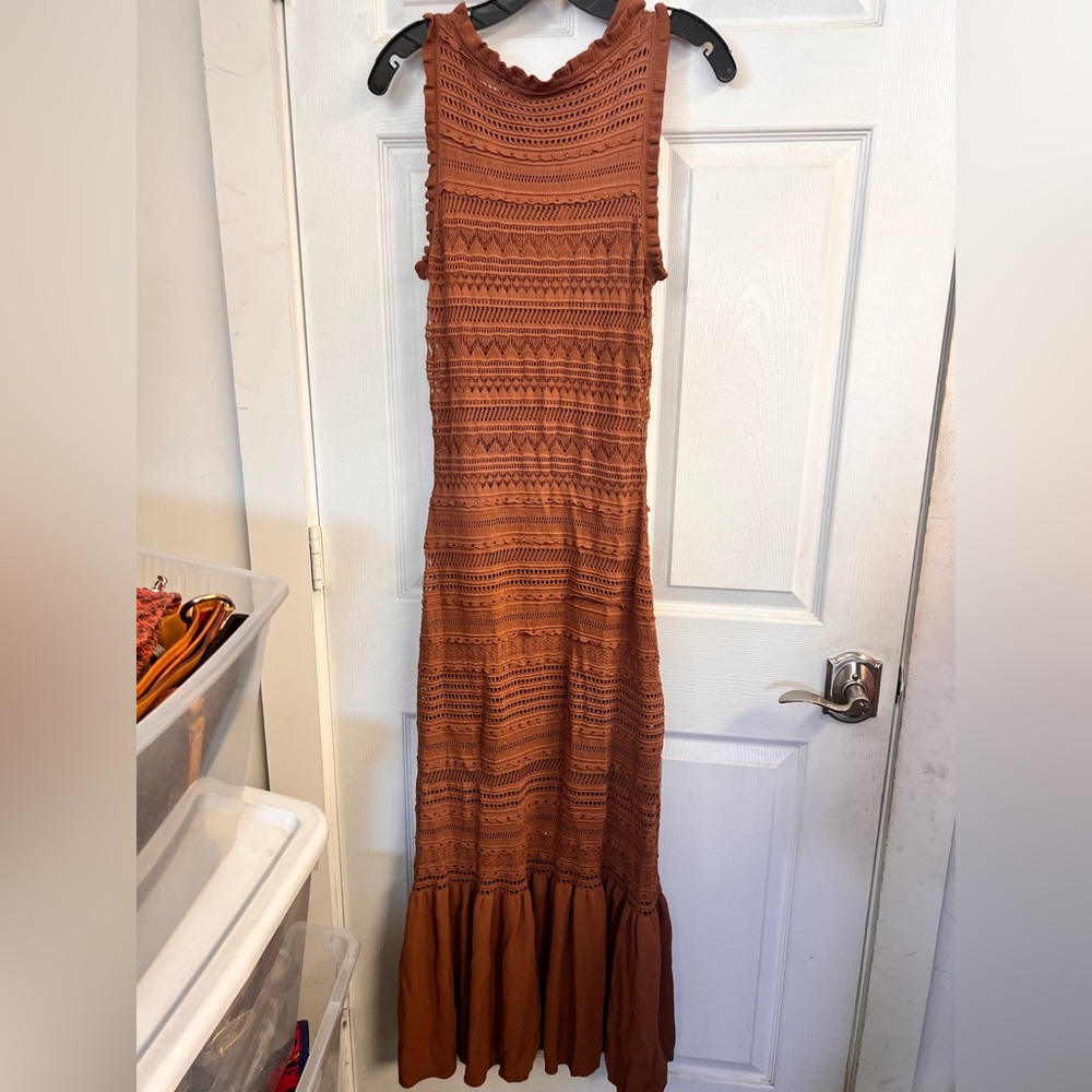 Irene Rhinestone Flower Maxi Dress - Picture 7 of 9